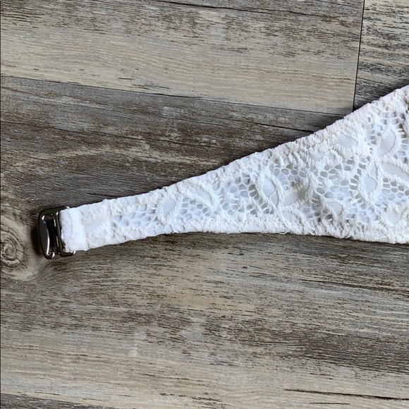 Women's Victoria’s Secret Lace Strapless Bikini Swimsuit Small Large - Picture 5 of 15